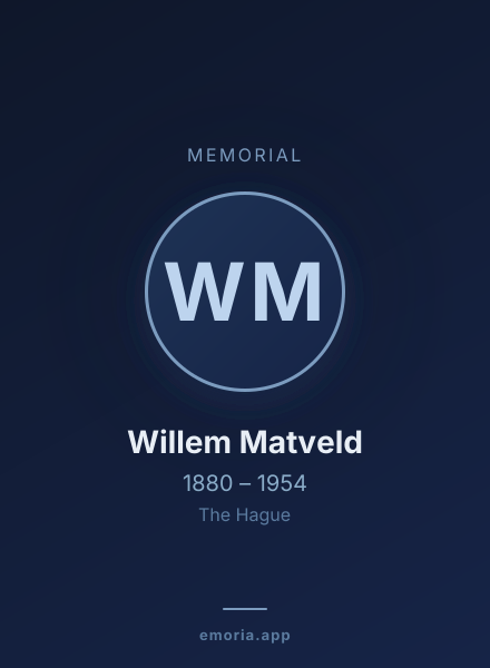 Memorial portrait of Willem Matveld