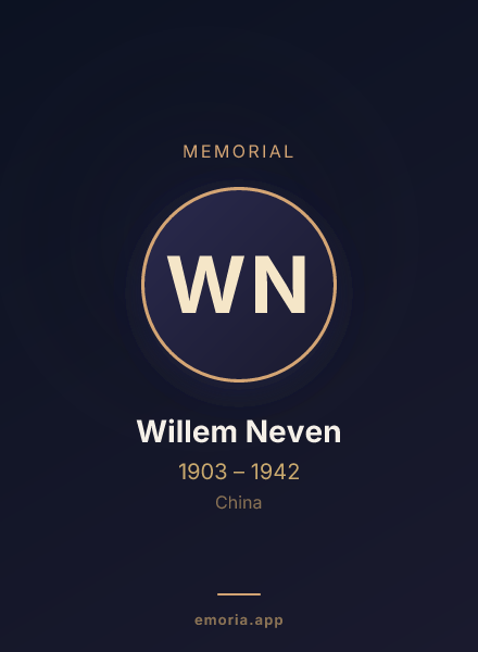 Memorial portrait of Willem Neven