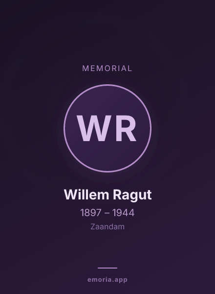 Memorial portrait of Willem Ragut