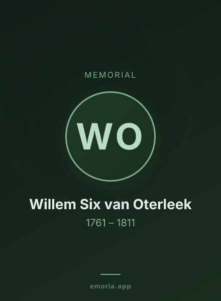 Memorial portrait of Willem Six van Oterleek