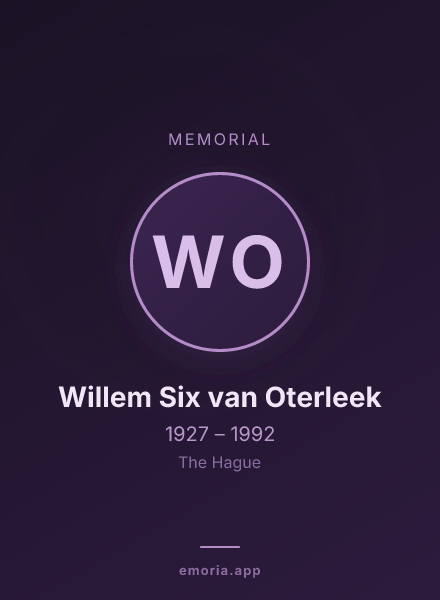 Memorial portrait of Willem Six van Oterleek