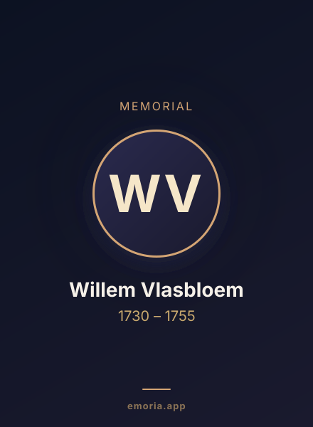 Memorial portrait of Willem Vlasbloem