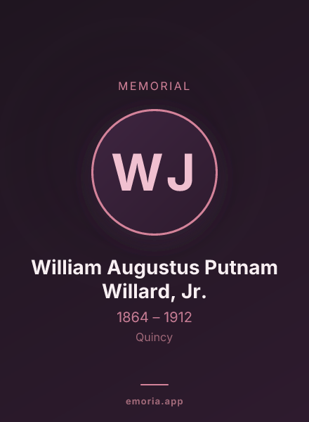 Memorial portrait of William Augustus Putnam Willard, Jr.