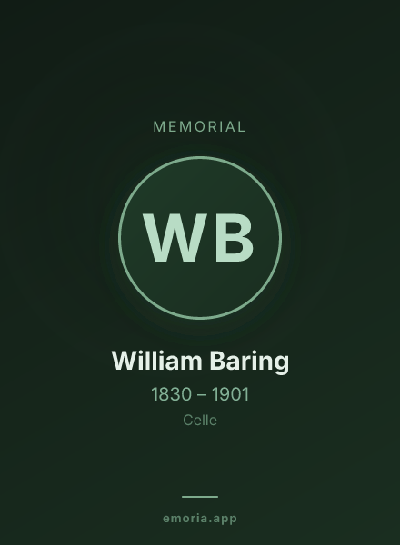 Memorial portrait of William Baring