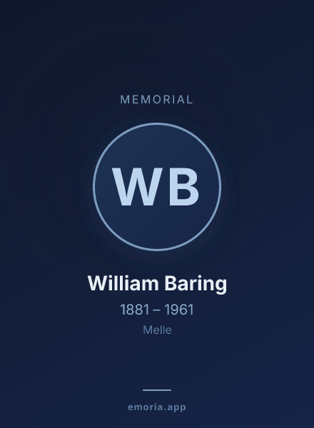 Memorial portrait of William Baring