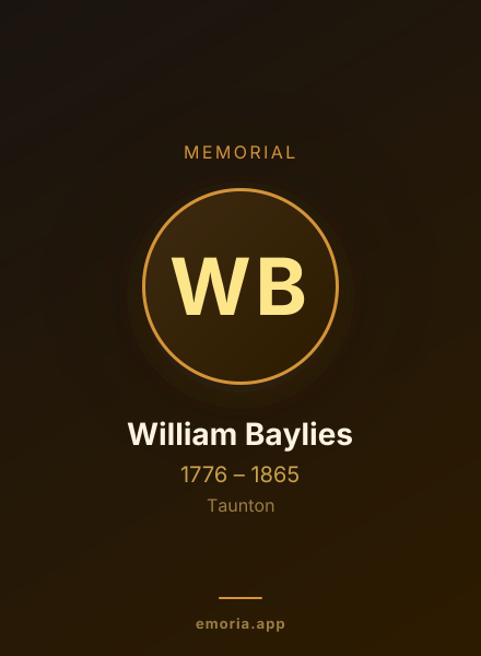 Memorial portrait of William Baylies