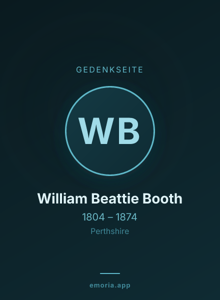 Gedenkportrait von William Beattie Booth
