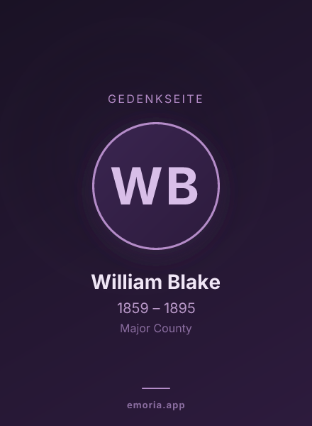 Gedenkportrait von William Blake