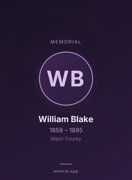Memorial portrait of William Blake