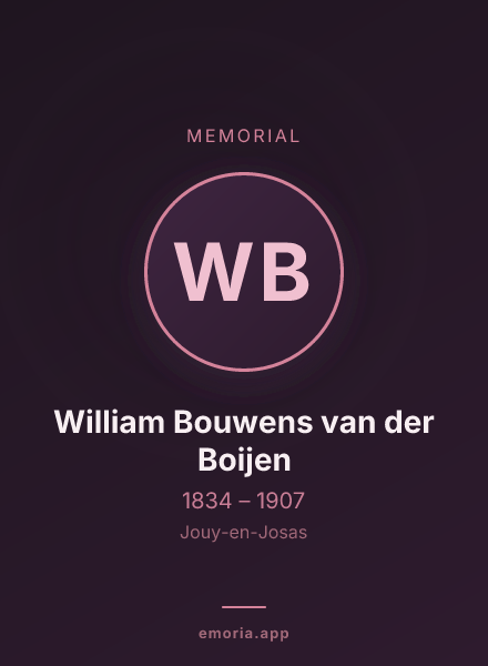 Memorial portrait of William Bouwens van der Boijen