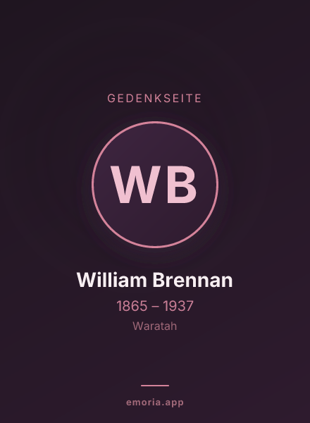Gedenkportrait von William Brennan