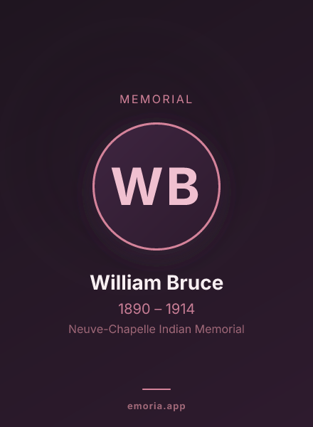 Memorial portrait of William Bruce