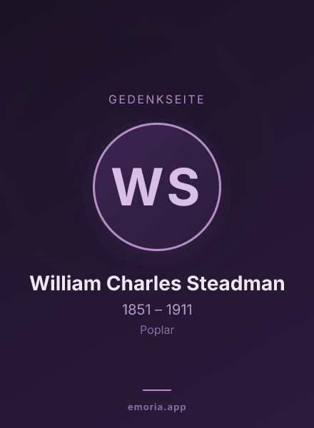 Gedenkportrait von William Charles Steadman