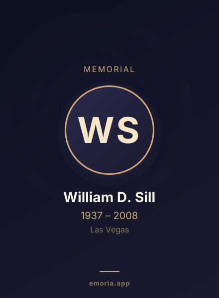 Memorial portrait of William D. Sill