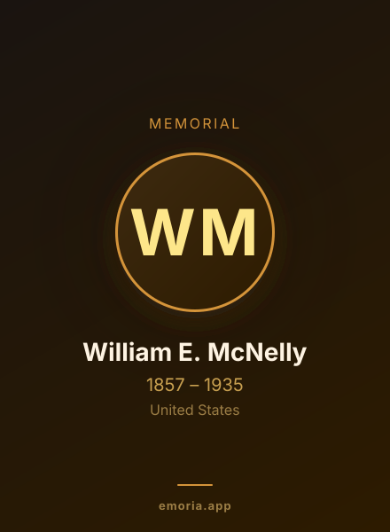 Memorial portrait of William E. McNelly