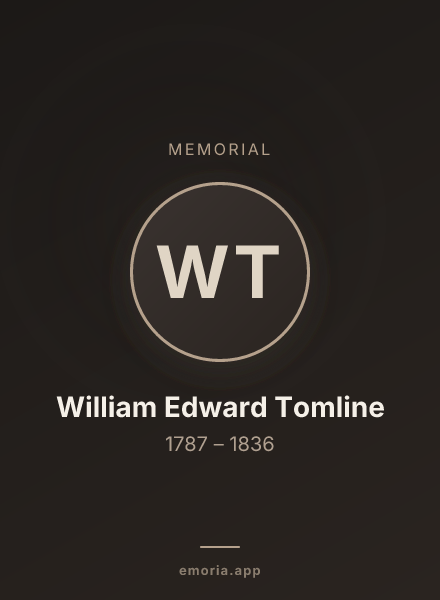 Memorial portrait of William Edward Tomline