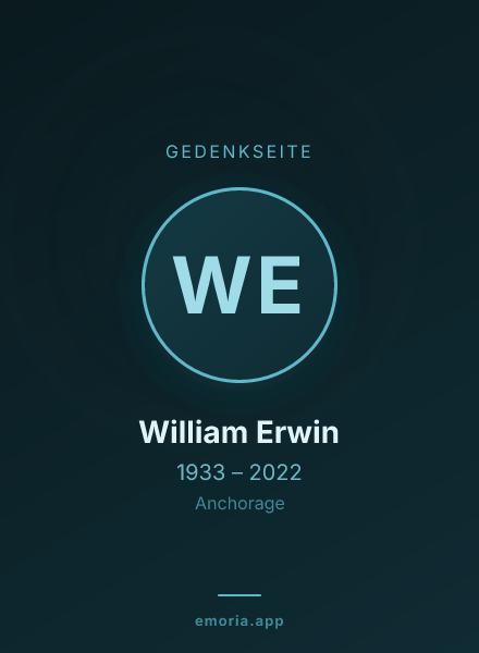 Gedenkportrait von William Erwin