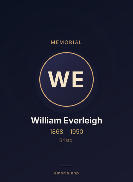 Memorial portrait of William Everleigh