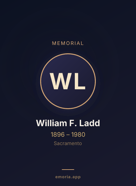 Memorial portrait of William F. Ladd