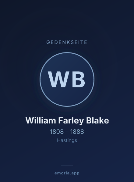 Gedenkportrait von William Farley Blake