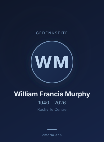 Gedenkportrait von William Francis Murphy