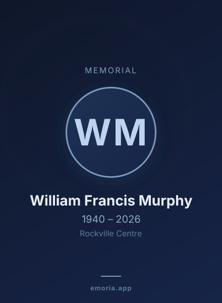 Memorial portrait of William Francis Murphy