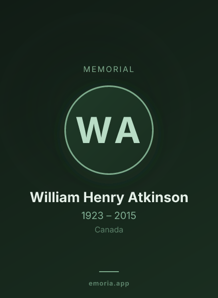 Memorial portrait of William Henry Atkinson