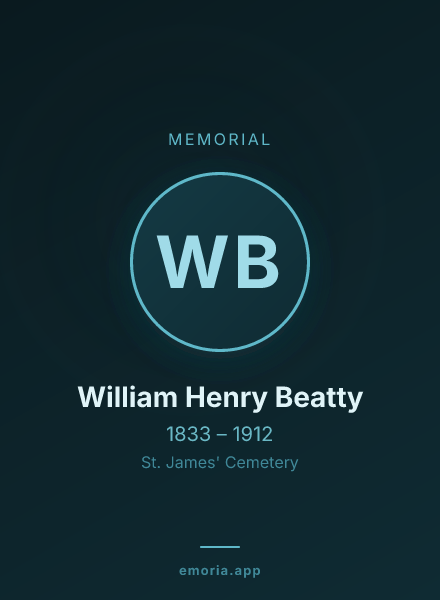 Memorial portrait of William Henry Beatty