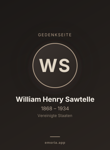 Gedenkportrait von William Henry Sawtelle