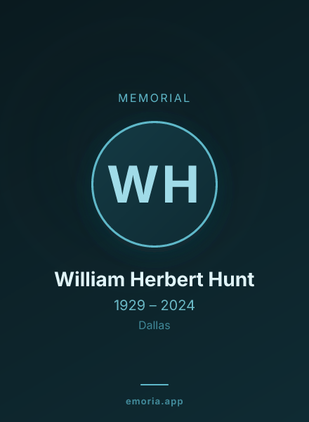 Memorial portrait of William Herbert Hunt