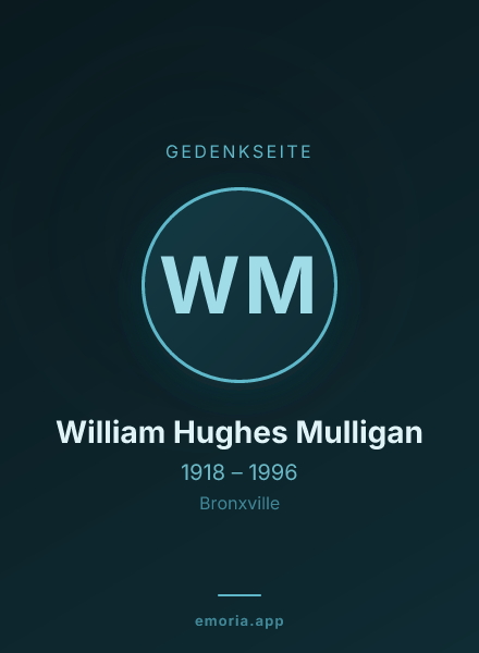 Gedenkportrait von William Hughes Mulligan