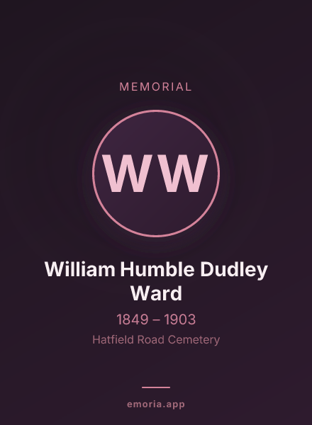 Memorial portrait of William Humble Dudley Ward