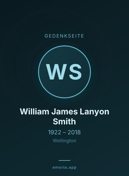 Gedenkportrait von William James Lanyon Smith