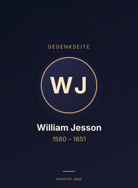 Gedenkportrait von William Jesson
