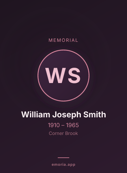 Memorial portrait of William Joseph Smith