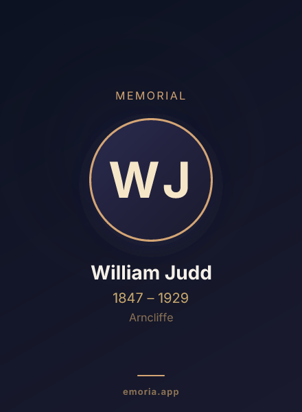 Memorial portrait of William Judd