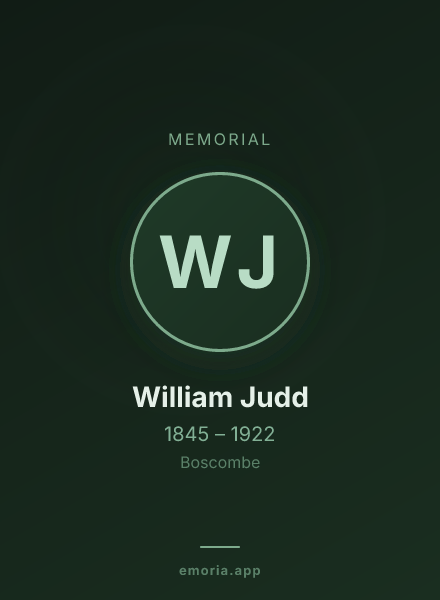 Memorial portrait of William Judd