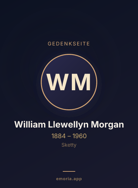 Gedenkportrait von William Llewellyn Morgan