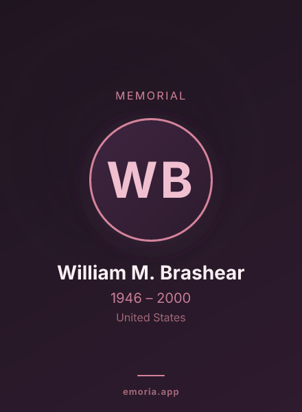 Memorial portrait of William M. Brashear