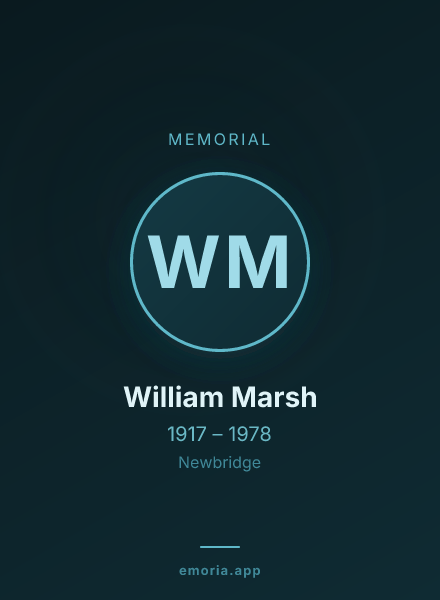 Memorial portrait of William Marsh