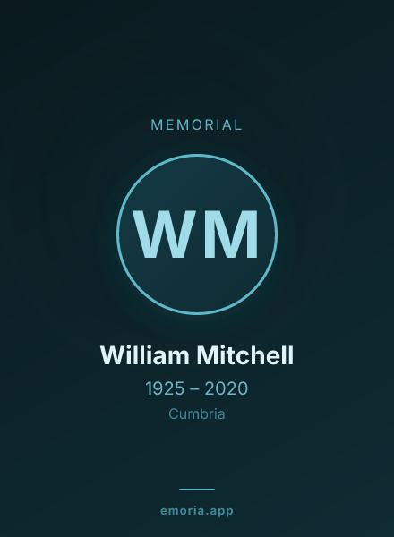 Memorial portrait of William Mitchell
