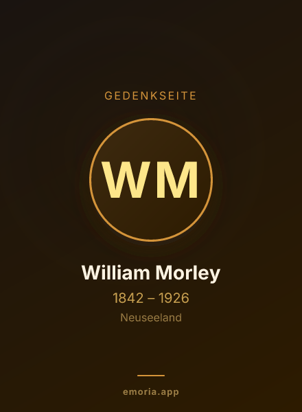 Gedenkportrait von William Morley