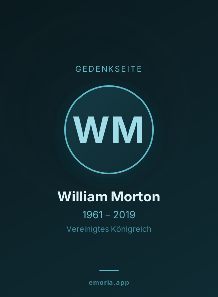 Gedenkportrait von William Morton