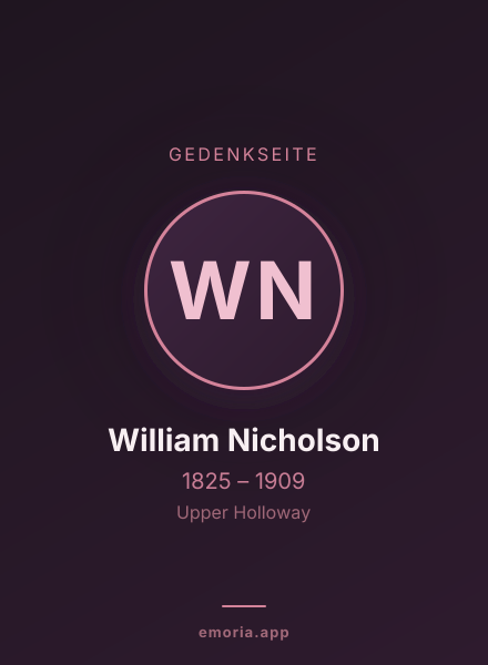 Gedenkportrait von William Nicholson
