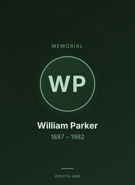 Memorial portrait of William Parker