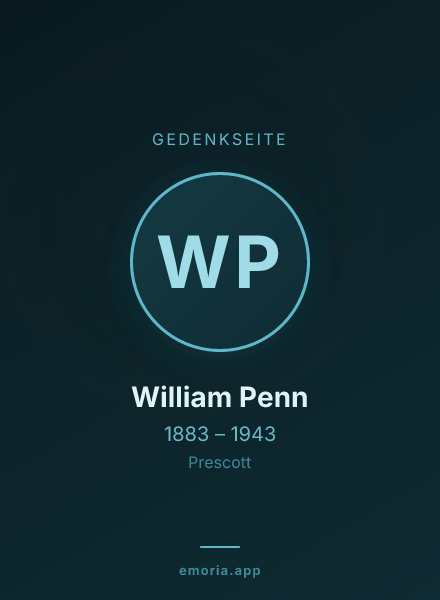 Gedenkportrait von William Penn