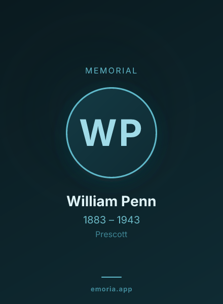 Memorial portrait of William Penn