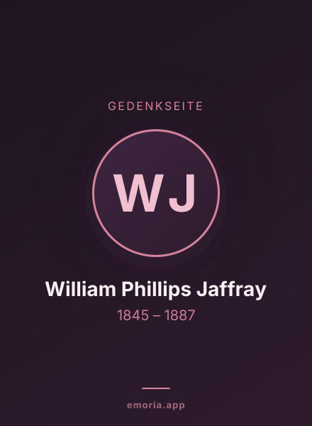 Gedenkportrait von William Phillips Jaffray