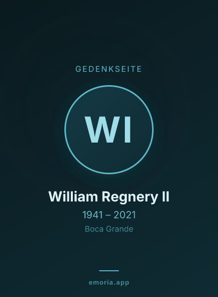 Gedenkportrait von William Regnery II