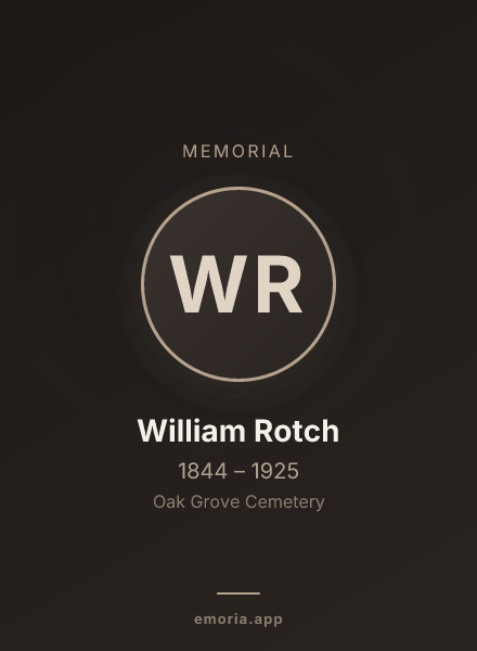 Memorial portrait of William Rotch